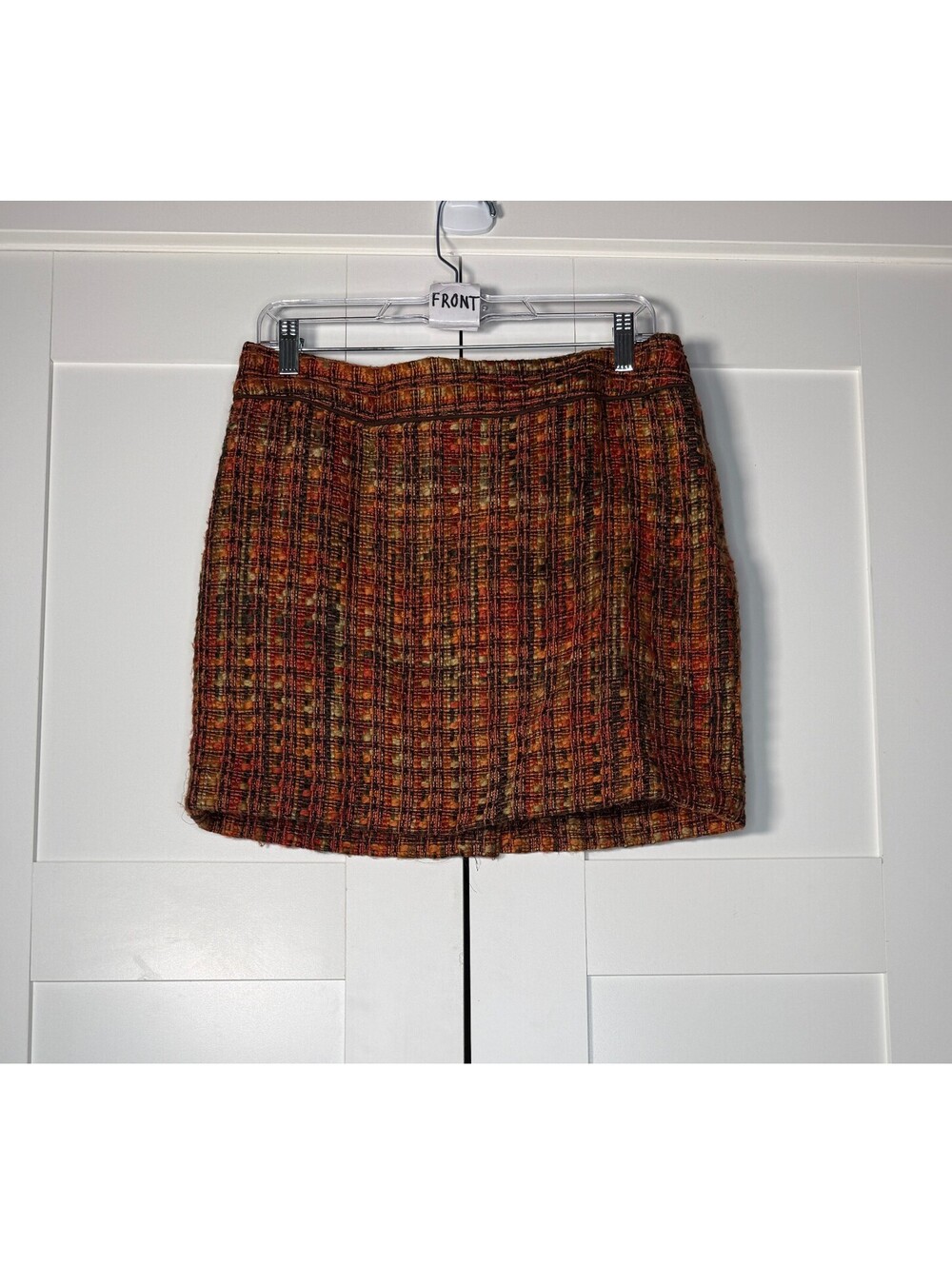 Outback Red Women’s Size 4 Multicolor Tweed Mini Skirt Rust Ora